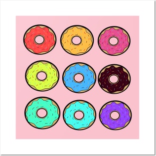 Donut party pack Posters and Art